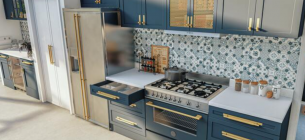 25 Ide Desain Dapur gaya Eklektik yang Cantik